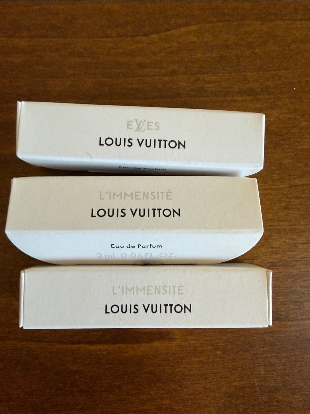 Louis Vuitton perfume minis x3